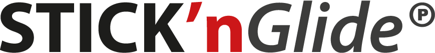 Stick'n Glide Tischaufsteller Logo